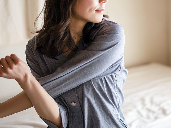 綿×麻（リネン）＋ストレッチ＝夏の上質快適素材