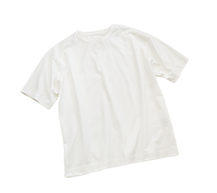 世にも稀有なる三子糸コットン “keu” 半袖Tシャツ （ミコホワイト）