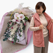 ブーケラッピング IZUMMフリース レディースベスト