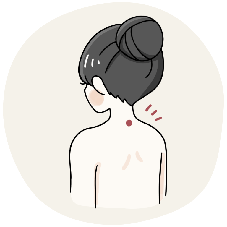 全身を温めるツボ大椎