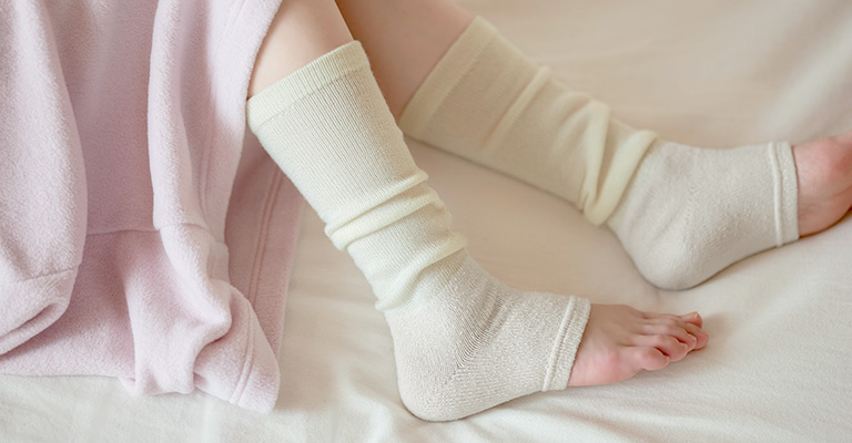 特に足元をあたためる