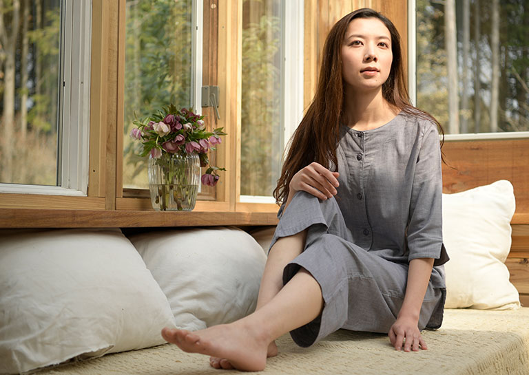 半袖~八分袖のレディースパジャマ