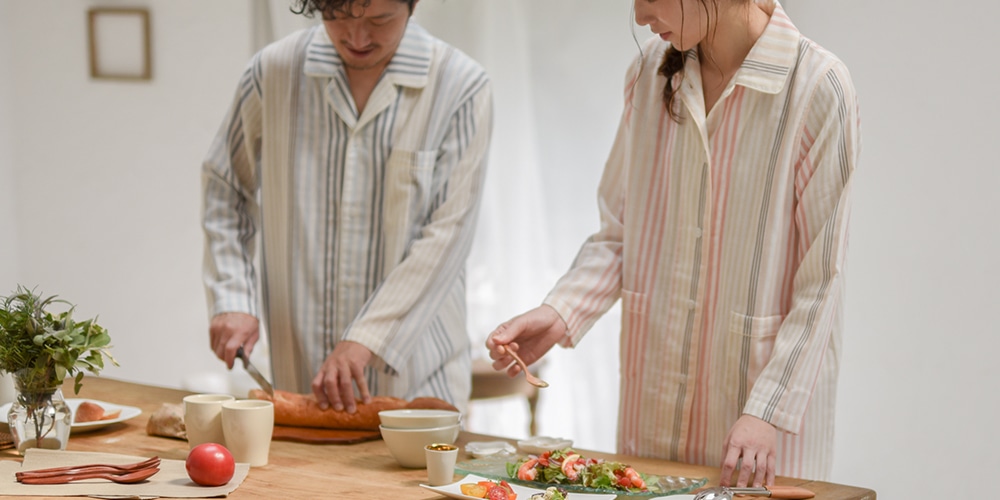 春向きパジャマと春用ルームウェア