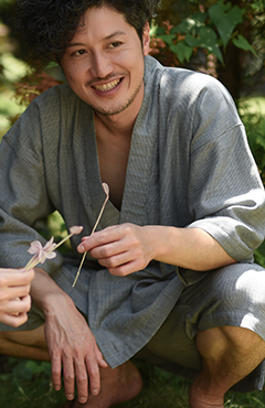 ダブルガーゼ・おやすみ甚平