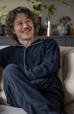 フェアリーエアパイル・長袖メンズパジャマ