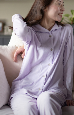フェアリーエアパイル・長袖レディースパジャマ