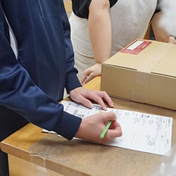 間違いがないか発送前の最終チェック！