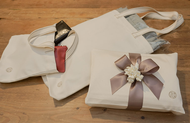 生地の端末ロスやB反生地をアップサイクルして活用する