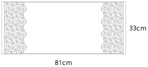 フェイスタオル寸法