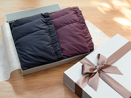 ダークネイビーとマルベリーワインのフリーサイズ2色セット