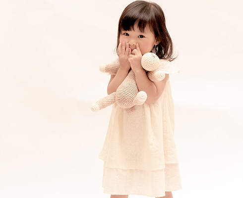 女の子ならではのかわいい記念写真を