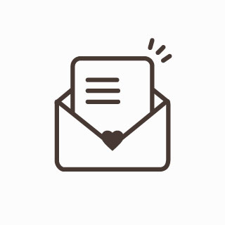 心温まるメッセージカードをお客さまの言葉で同梱