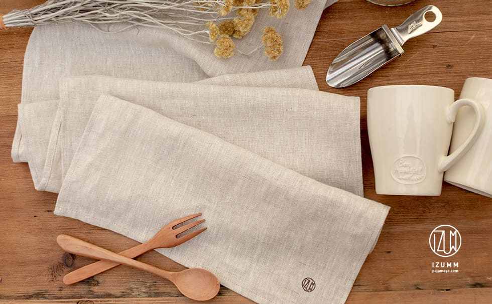 リネン100％　男女兼用 みんなのエプロン