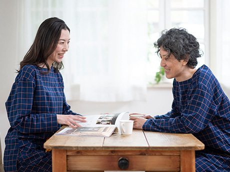 ペアでのご購入用にメンズ、レディース両方に合うサイズ感