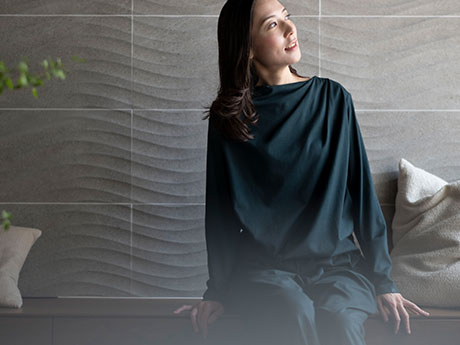 魔法のドレープでシルエットをきれいに