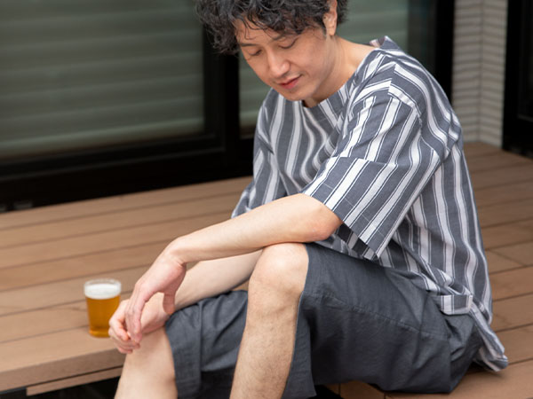 長袖はちょっと暑い…そんな時は半袖タイプもご用意しています