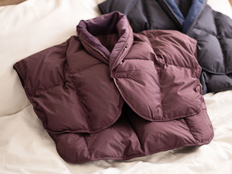 冬の寒い寝室でも、首元や肩まわりがぽっかぽか