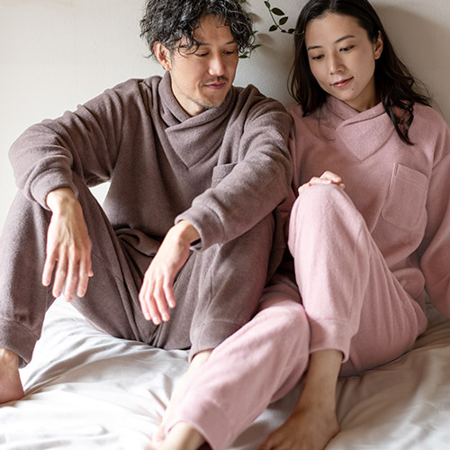 寝るための特別なIZUMMフリース スタンダード中厚 男女兼用パジャマ