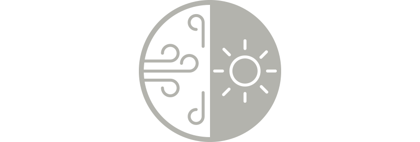 “エアーブロック効果で寒さを緩和