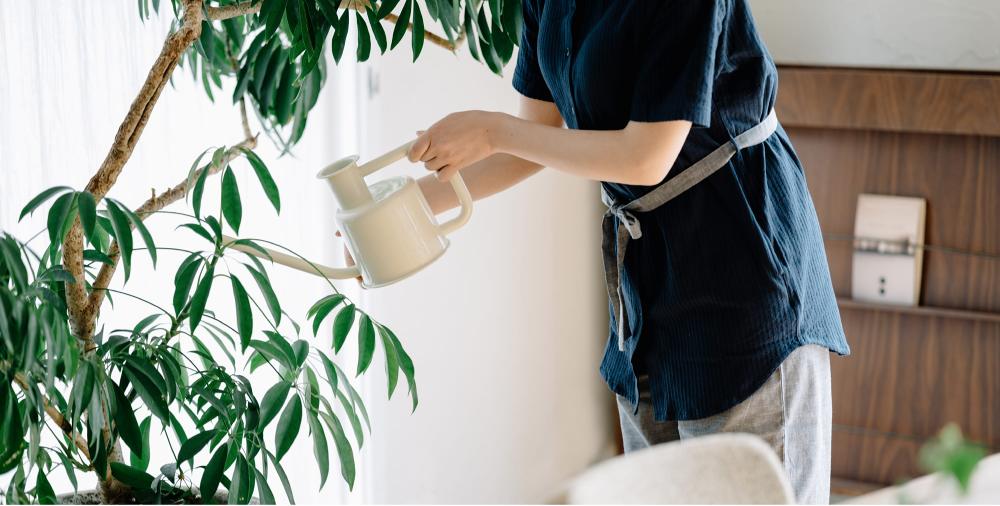 綿麻混ストレッチダンガリー