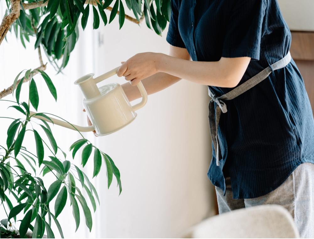 綿麻混ストレッチダンガリー