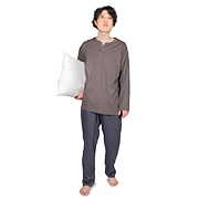 三子糸コットン “keu” 超長綿100% 長袖Tシャツ 男女兼用