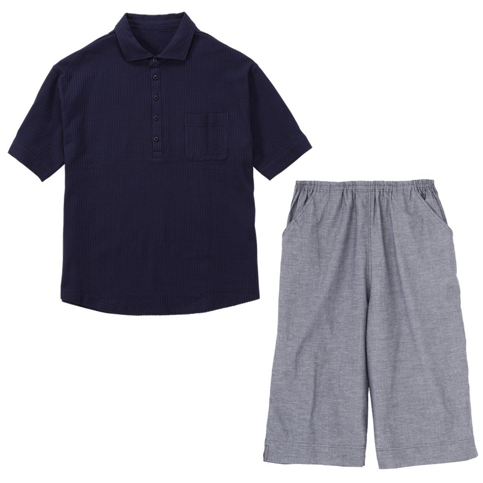 ネイビー×ダンガリーネイビー