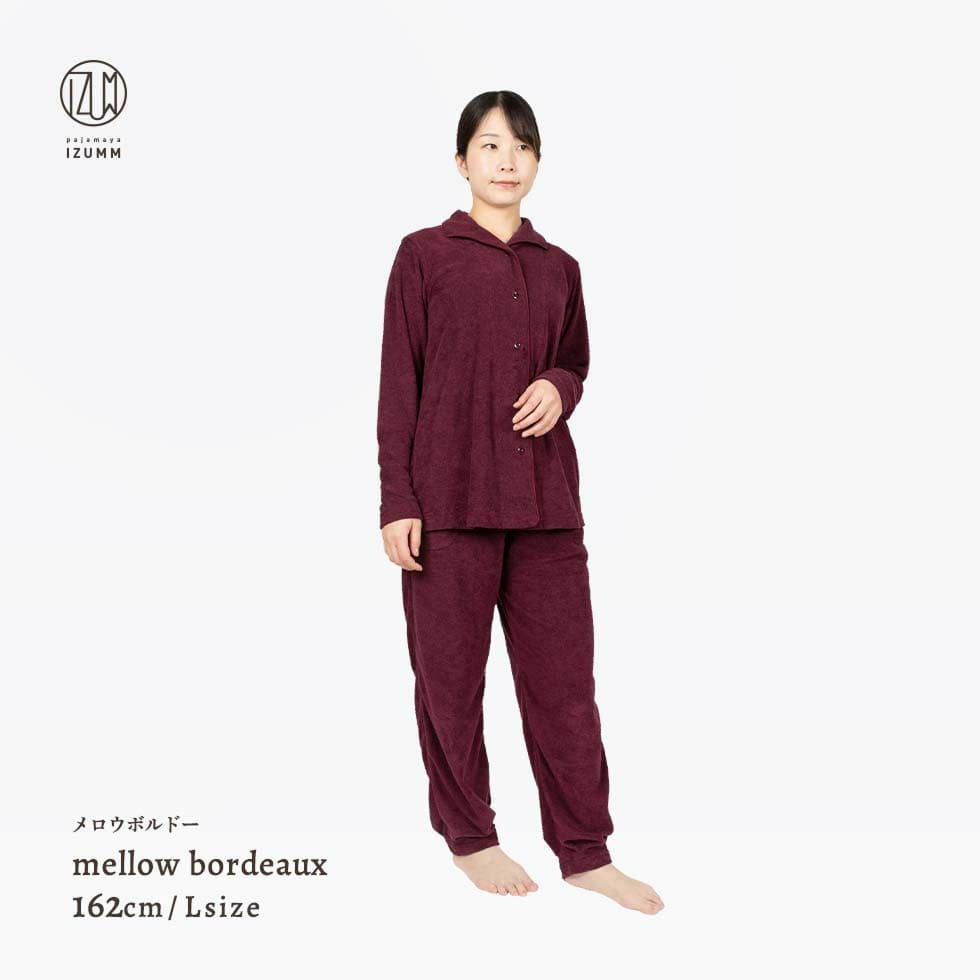 女性モデル身長：162cm Lサイズ メロウボルドー着用
