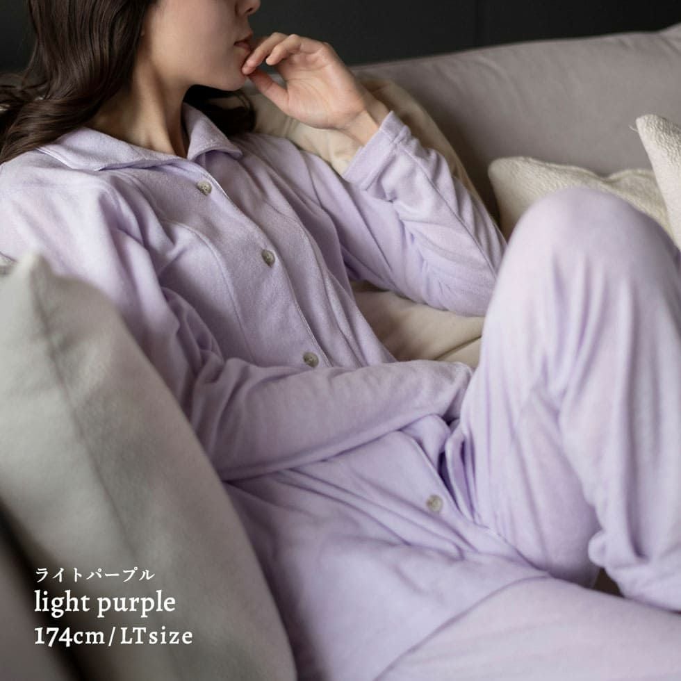 フェアリーエアパイル（ニットパイル） レディースパジャマ 長袖・前