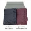 ダークネイビー×マルベリーワイン