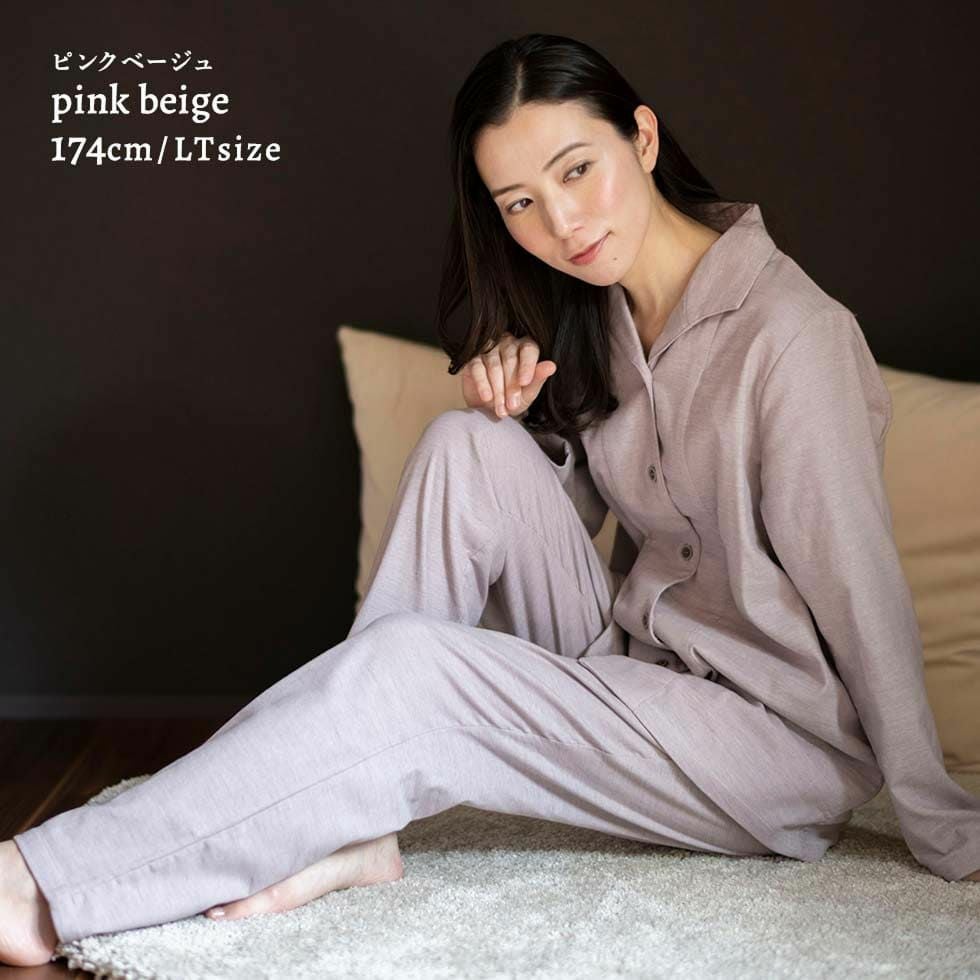 ストレッチ2重ガーゼ ぬくもり ノビーゼ “RIN” レディースパジャマ
