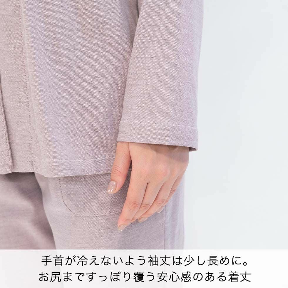 ストレッチ2重ガーゼ ぬくもり ノビーゼ “RIN” レディースパジャマ