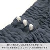 細くて柔らかいゴムをあえて3本使いに 締め付け感を軽減し、よじれにくく安心感があります