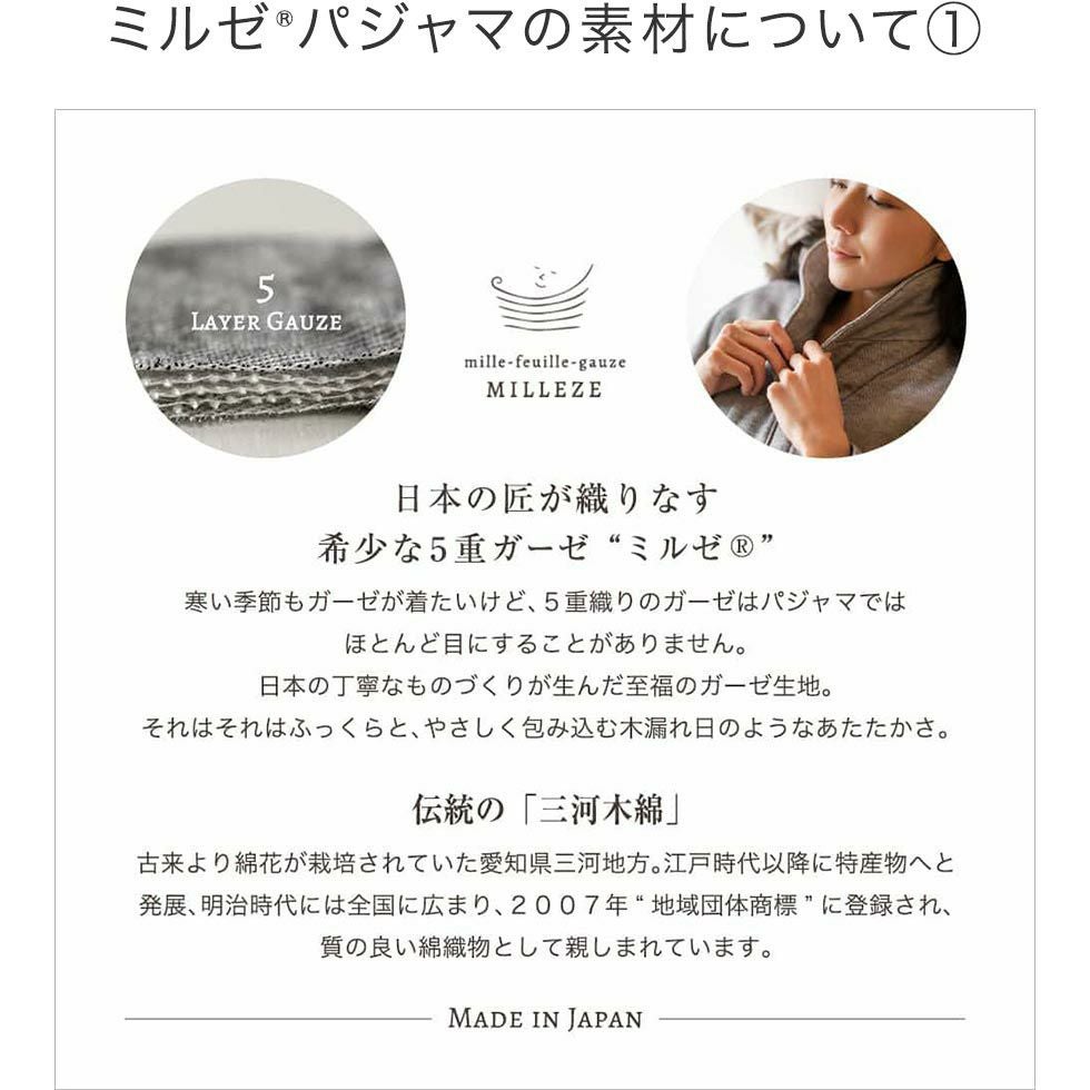 【25周年福袋】日本の匠が織りなす希少な5重ガーゼ “ミルゼ”、伝統の「三河木綿」