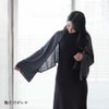 着用方法：腕だけボレロ／女性モデル身長：164cm ヴェールグレー着用