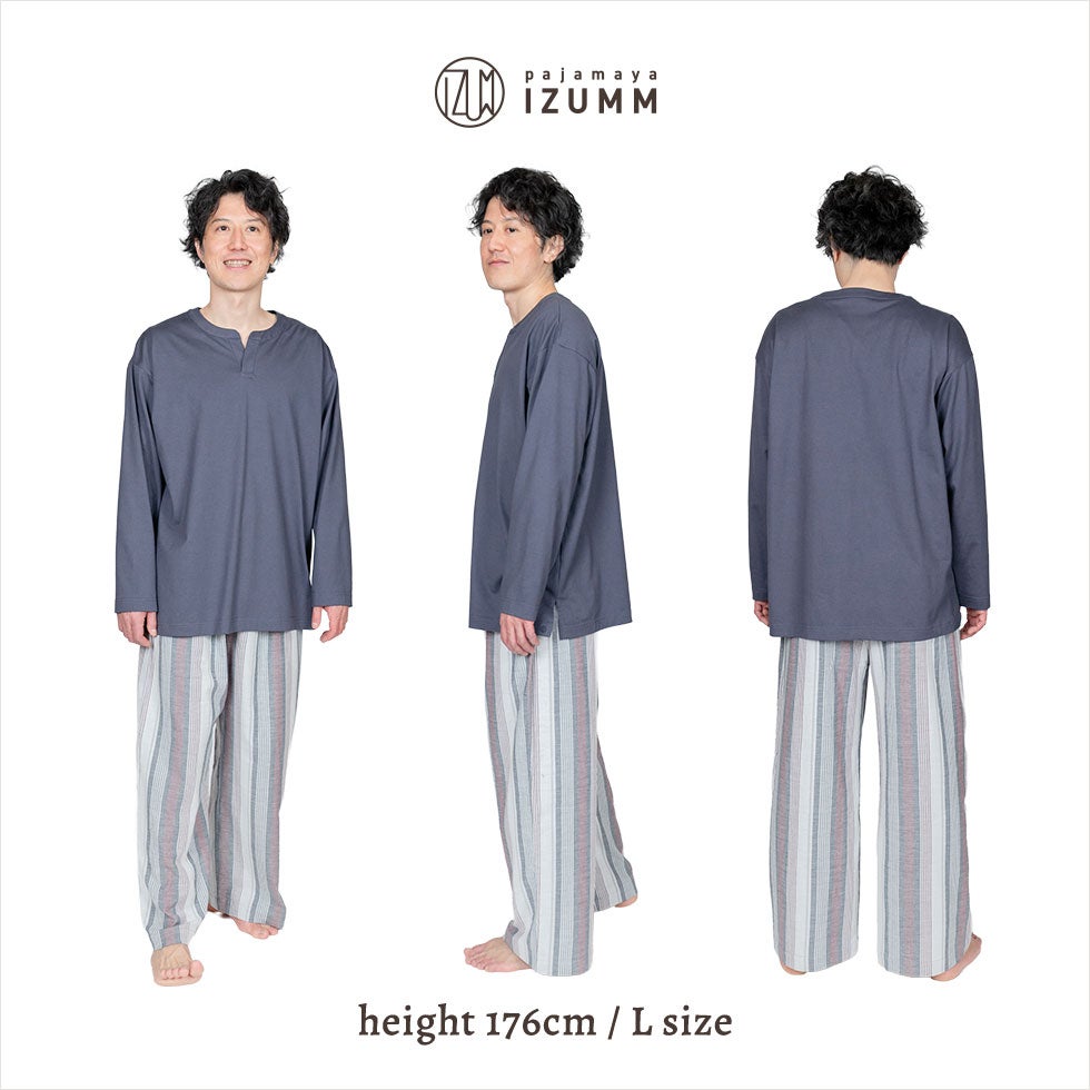 男性モデル身長：176cm Lサイズ着用