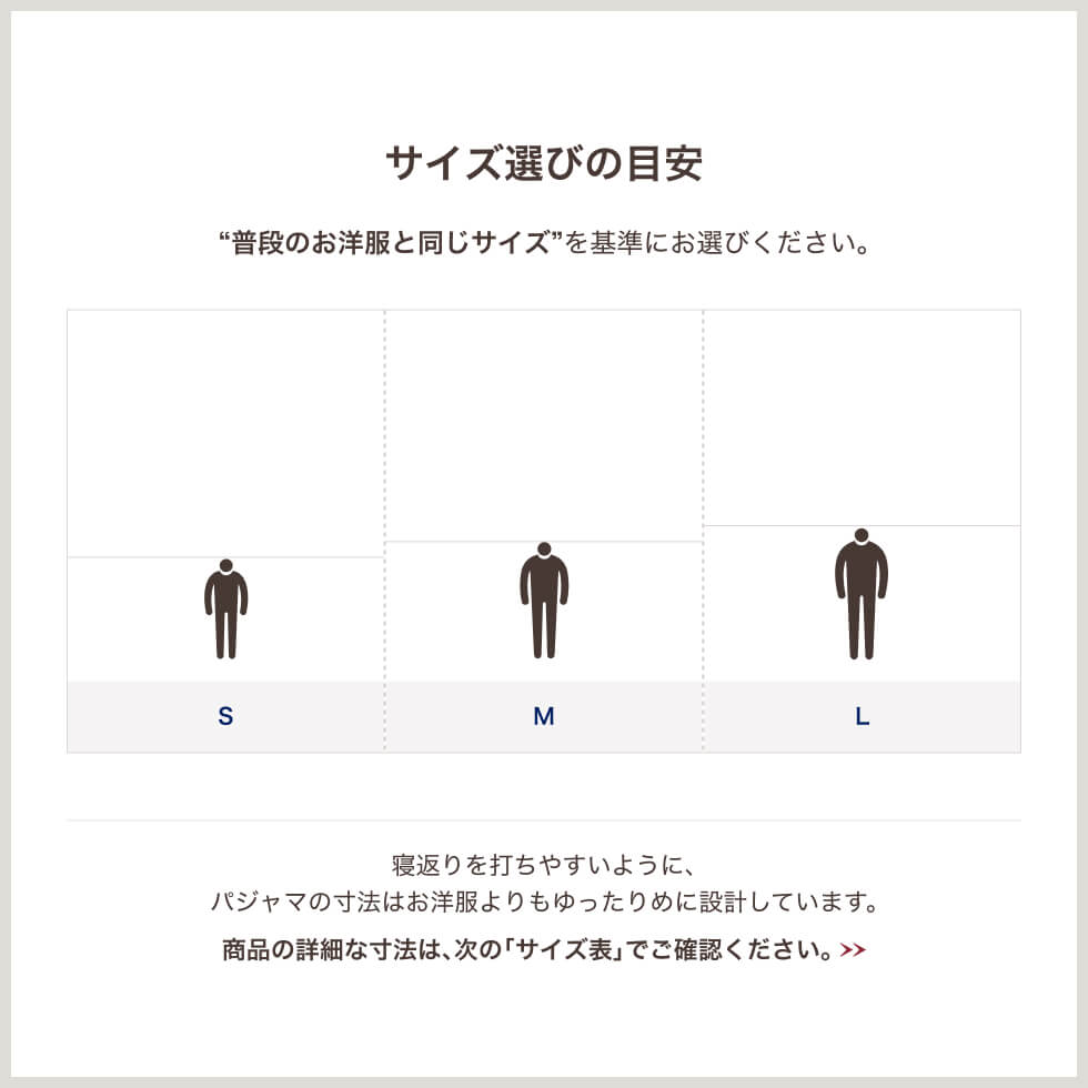 サイズ選びの目安