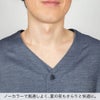 ノーカラーで風通しよく、夏の夜もさらりと快適に。