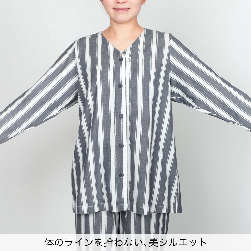 体のラインを拾わない、美シルエット